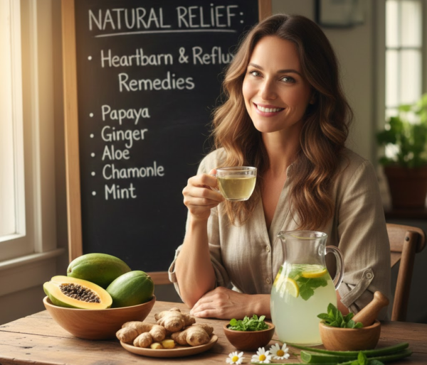 Remedios naturales para la acidez y el reflujo